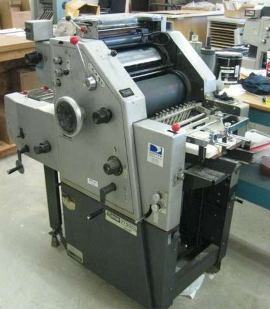 Mini printing machine